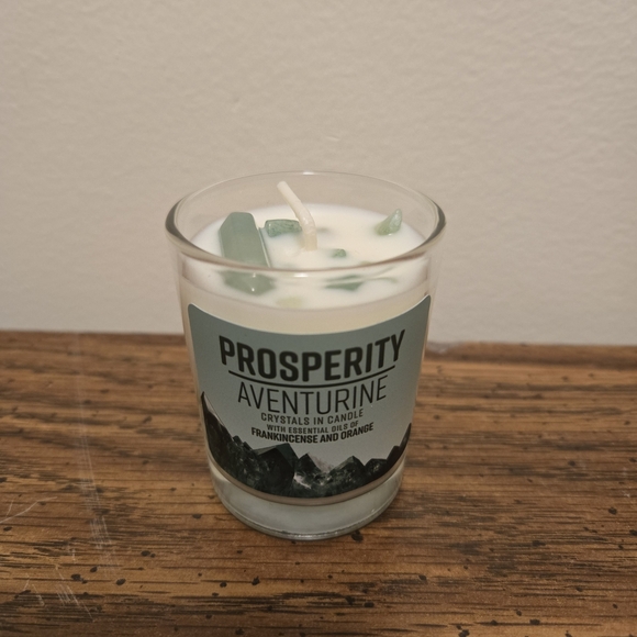 Prosperity Candle With Aventurine - Picture 2 of 2